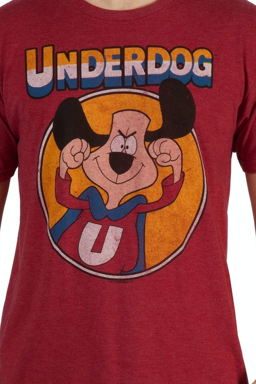 Circle Underdog Shirt Underdog Mens T Shirt