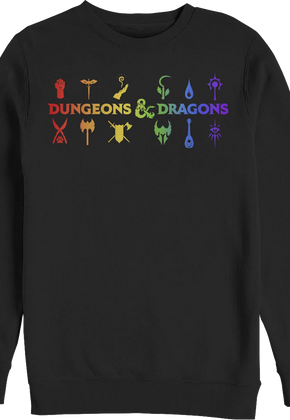 Class Logos Dungeons & Dragons Sweatshirt