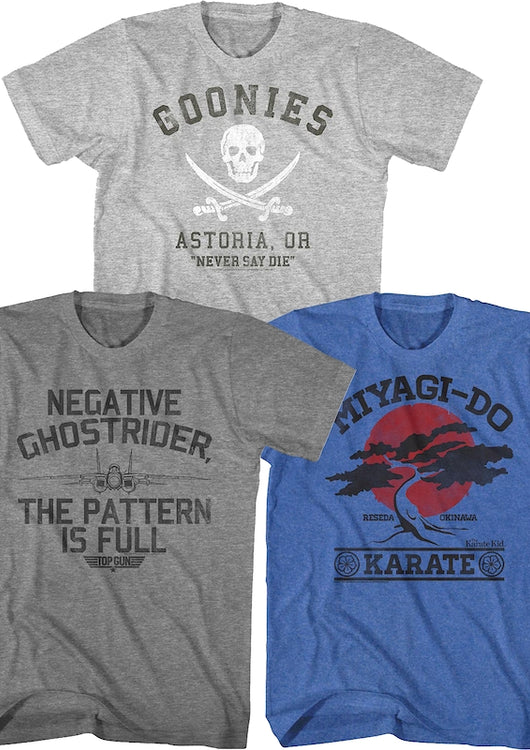 Classic 80s Movies T-Shirt Bundle - main product image