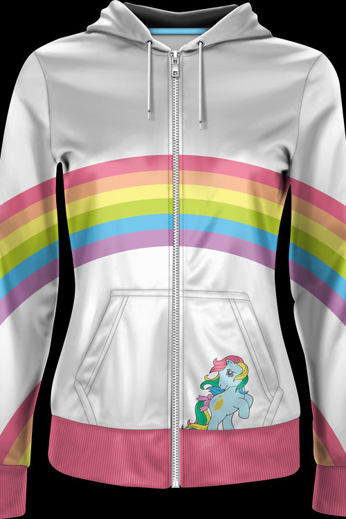Ladies Classic Rainbow My Little Pony Zip-Up Hoodiemain product image