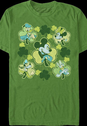 Classic Characters St. Patrick's Day Clovers Disney T-Shirt