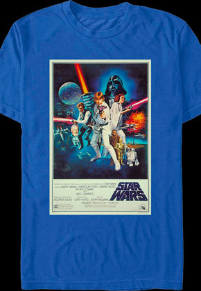Classic Episode IV Poster Star Wars T-Shirt