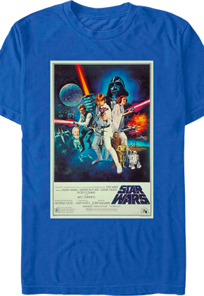 Classic Episode IV Poster Star Wars T-Shirt
