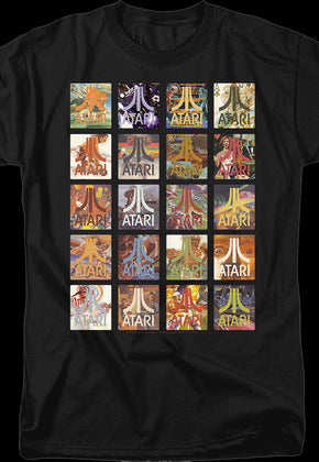 Classic Games Collage Atari T-Shirt