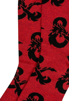 Classic Logo Dungeons & Dragons Socks