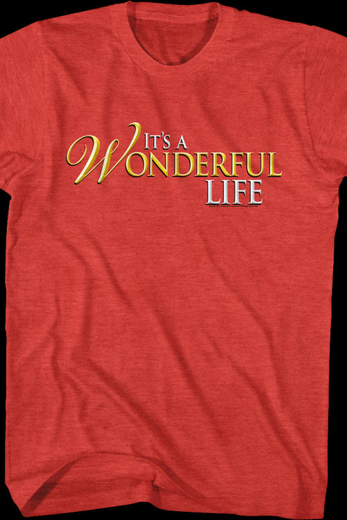 Classic Logo It's A Wonderful Life T-Shirtmain product image