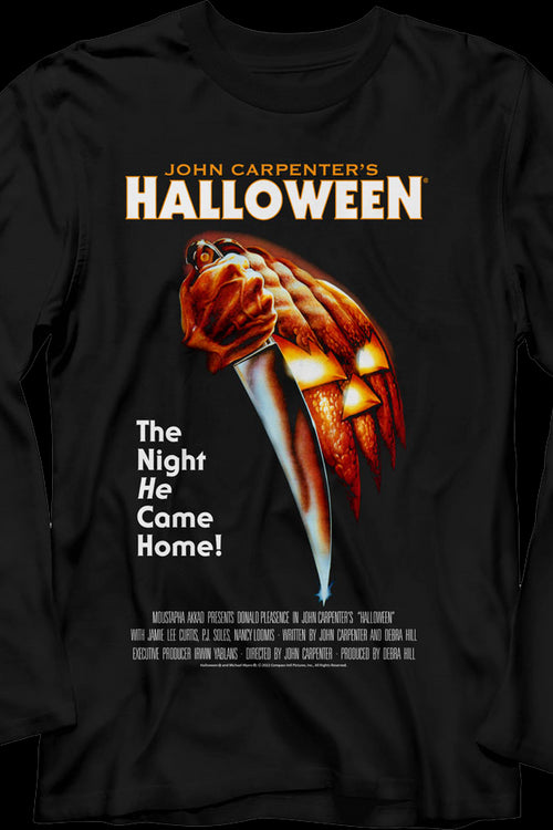 Classic Poster Halloween Long Sleeve Shirtmain product image