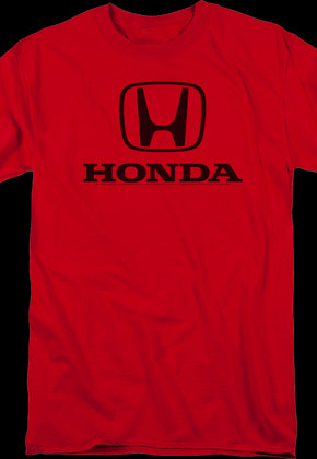 Classic Red Logo Honda T-Shirt