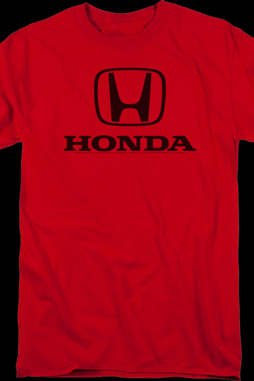 Classic Red Logo Honda T-Shirtmain product image