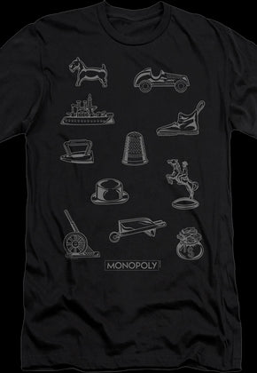 Classic Tokens Monopoly T-Shirt