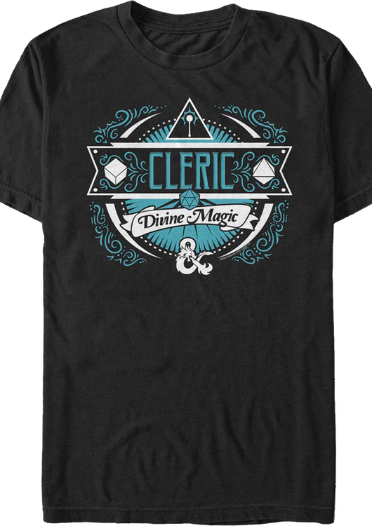 Cleric Dungeons & Dragons T-Shirt - main product image