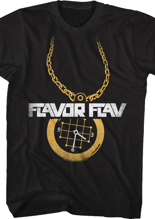 Clock Necklace Flavor Flav T-Shirt - main product image