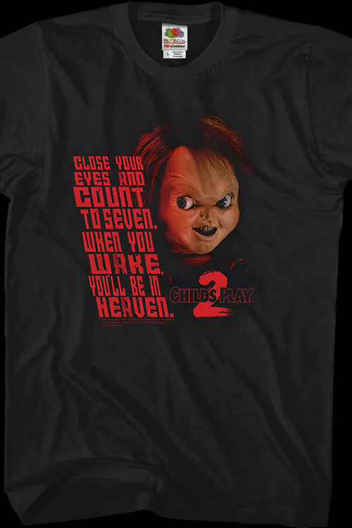 Close Your Eyes Child's Play 2 T-Shirtmain product image