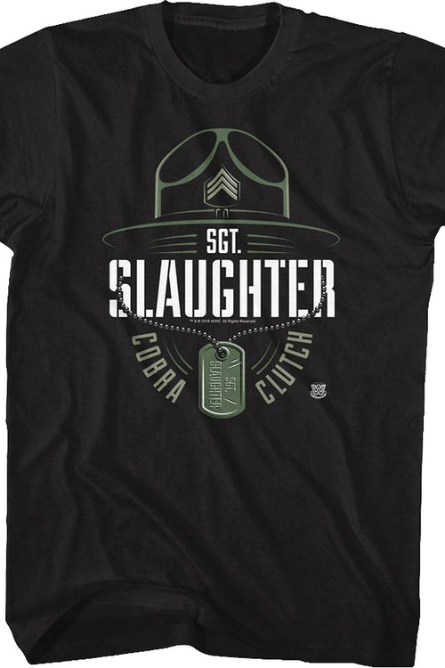 Black Cobra Clutch Sgt. Slaughter T-Shirtmain product image