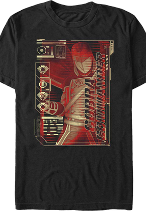 Cobra Commander Schematics GI Joe T-Shirt