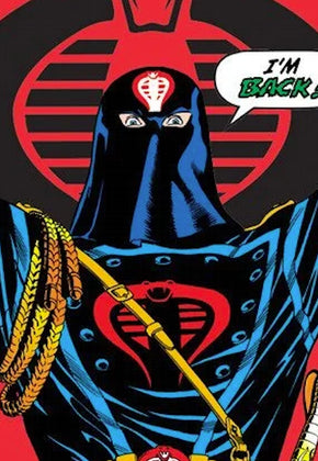 Cobra Commander Seeds Of Empire GI Joe Framed Poster