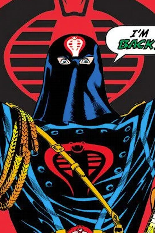 Cobra Commander Seeds Of Empire GI Joe Framed Poster