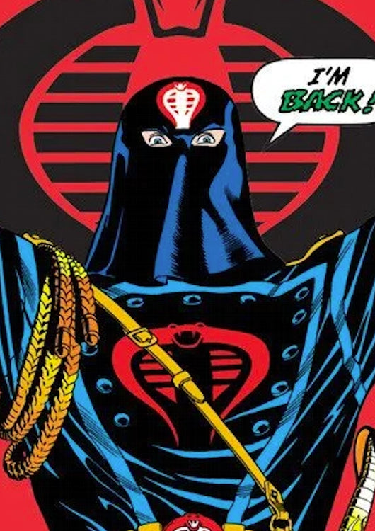 Cobra Commander Seeds Of Empire GI Joe Framed Poster - main product image