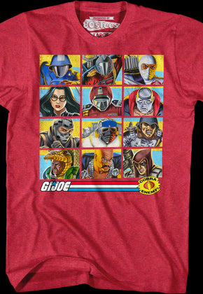 Red Cobra Organization's Dirty Dozen GI Joe T-Shirt