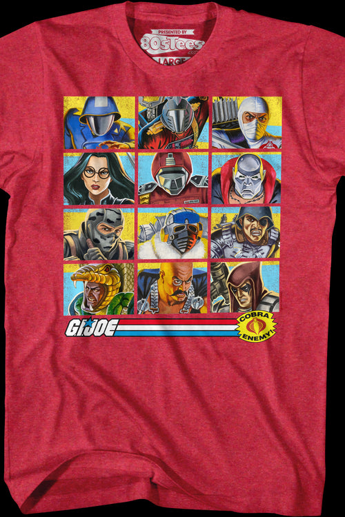 Red Cobra Organization's Dirty Dozen GI Joe T-Shirtmain product image