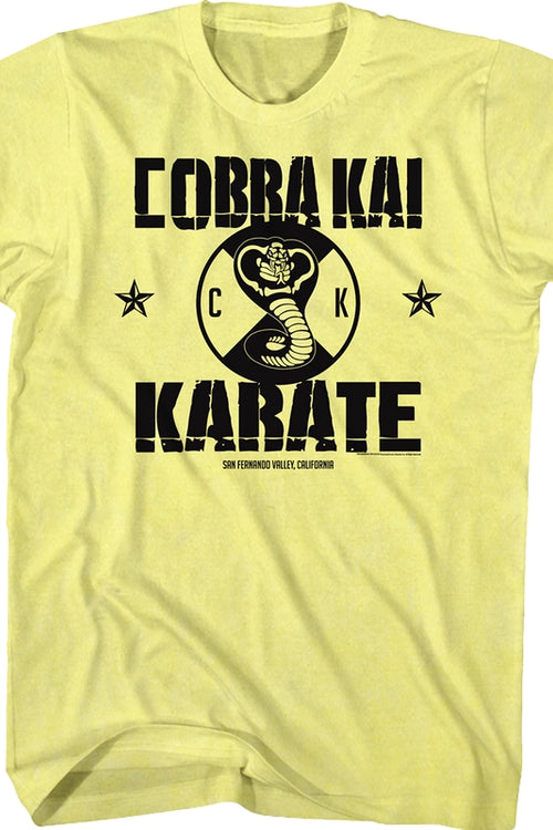 Circle Cobra Kai Logo Karate Kid T-Shirtmain product image
