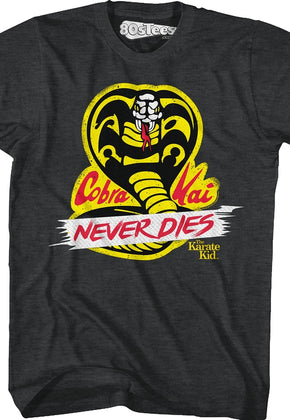 Cobra Kai Never Dies Karate Kid Shirt