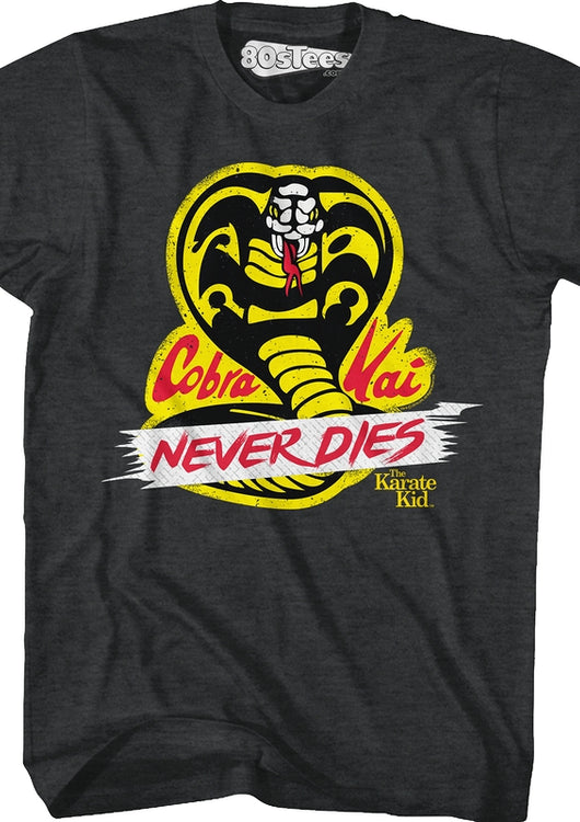 Cobra Kai Never Dies Karate Kid Shirt - main product image