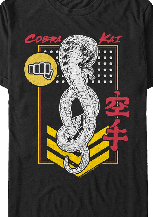 Black Cobra Kai Patch Karate Kid Shirt - main product image