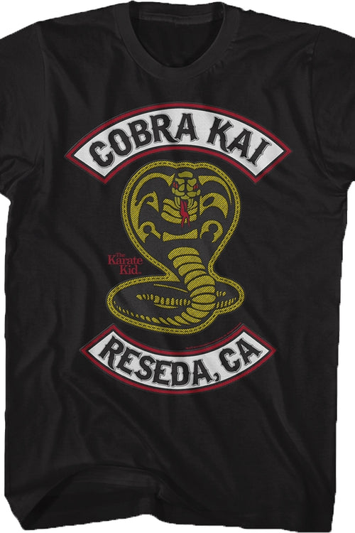 Cobra Kai Patch Karate Kid T-Shirtmain product image