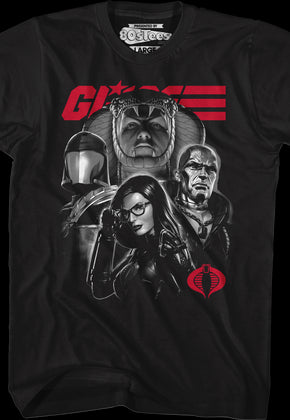 Cobra Villains Collage GI Joe T-Shirt