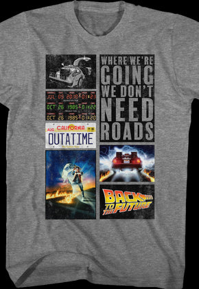 Collage Back To The Future T-Shirt