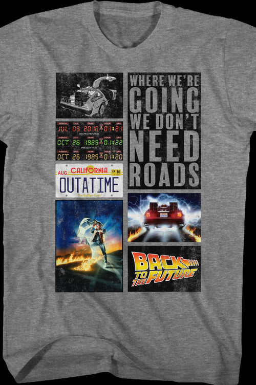 Collage Back To The Future T-Shirtmain product image