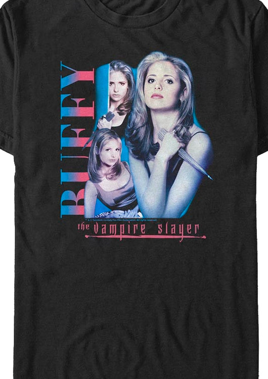 Fifth Sun Collage Buffy The Vampire Slayer T-Shirt - main product image