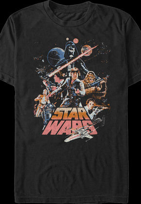 Collage Poster Star Wars T-Shirt