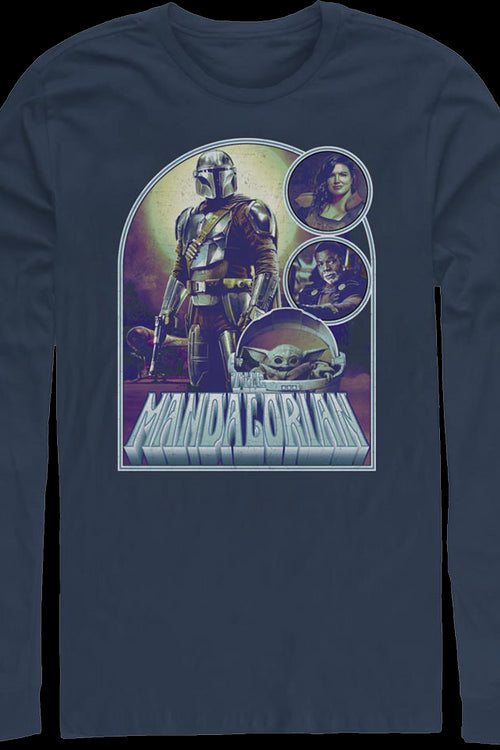 Collage Poster The Mandalorian Star Wars Long Sleeve Shirtmain product image