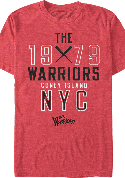 Collegiate Text The Warriors T-Shirt - main product image