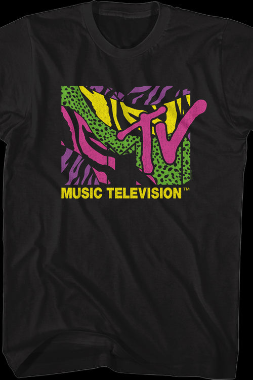 Colorful Animal Logo MTV Shirtmain product image