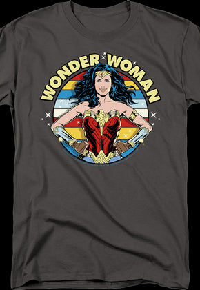 Colorful Pose Wonder Woman T-Shirt