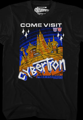 Come Visit Cybertron Transformers T-Shirt