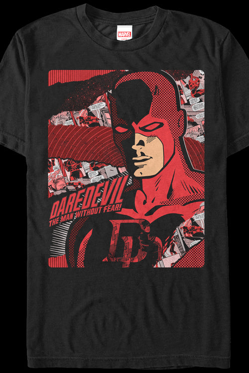Comic Background Daredevil T-Shirtmain product image