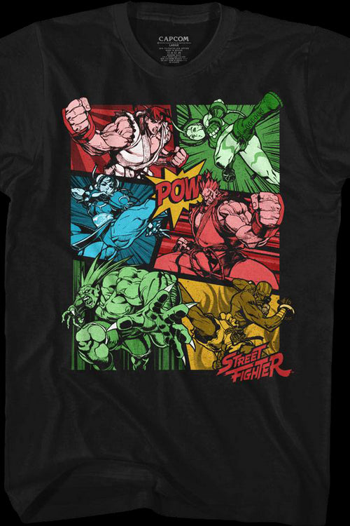 Comic Book Action Street Fighter T-Shirtmain product image