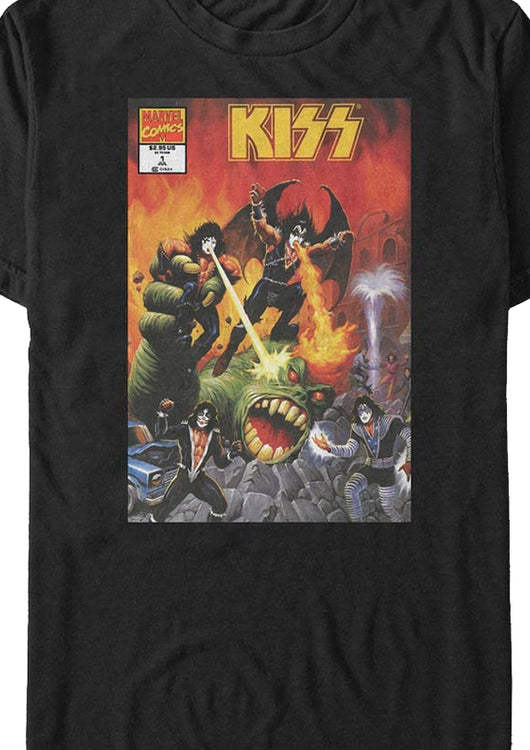 Comic Book Cover KISS T-Shirt - main product image