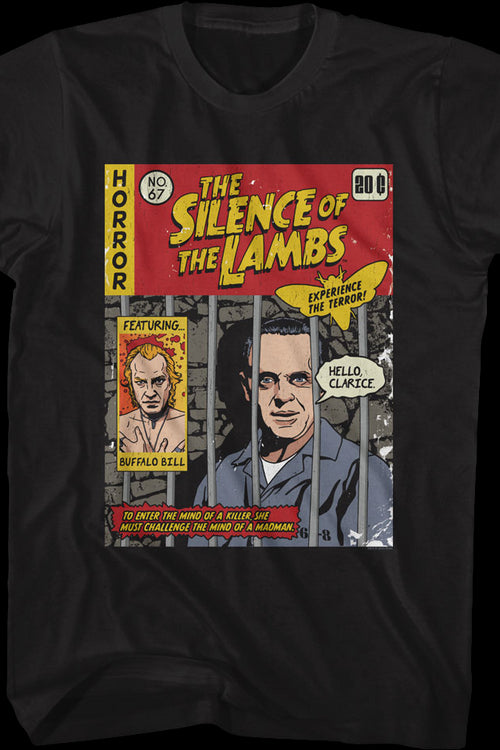 Comic Book Cover Silence of the Lambs T-Shirtmain product image
