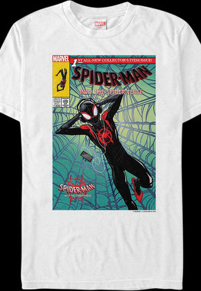 Comic Book Cover Spider-Man Into The Spider-Verse T-Shirt