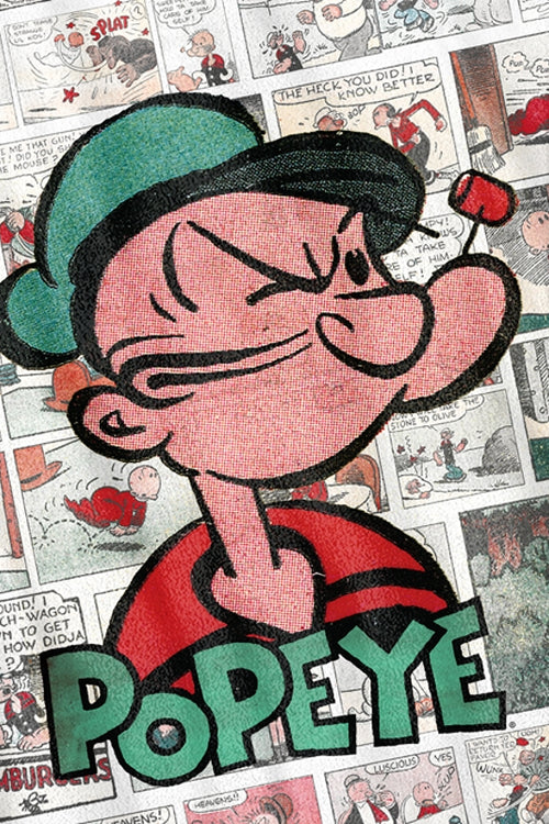 Comic Pages Popeye Towelmain product image
