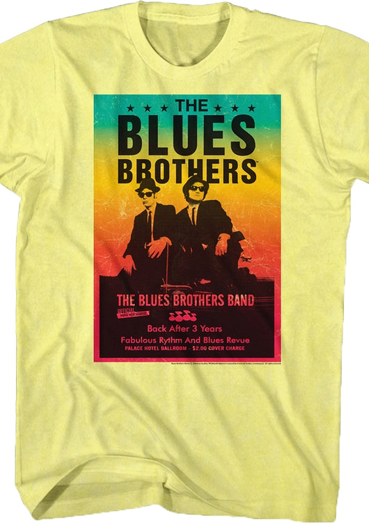 Yellow Concert Poster Blues Brothers T-Shirt - main product image