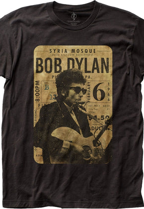 Concert Ticket Bob Dylan T-Shirt