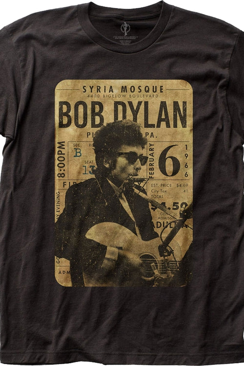 Concert Ticket Bob Dylan T-Shirtmain product image