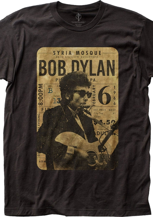 Concert Ticket Bob Dylan T-Shirt - main product image