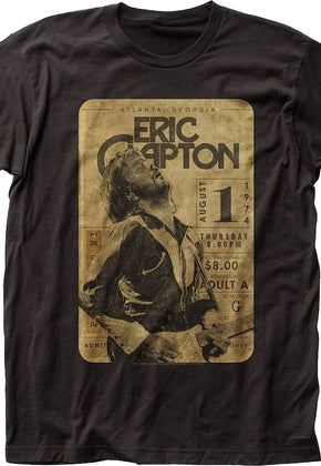 Concert Ticket Eric Clapton T-Shirt